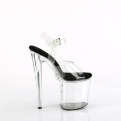 Black 20 cm NAUGHTY-2 Platform High Heels Shoes