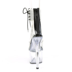 Black rhinestone 18 cm ADORE-724RS pleaser high heels ankle cuff