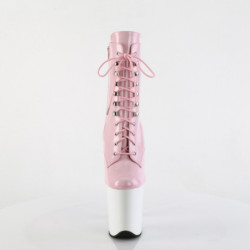 FLAMINGO-1020 20 cm pleaser high heels ankle boots rose