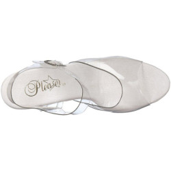 Trasparente 18 cm Pleaser MOON-708 Plateau Tacchi Alti a Spillo