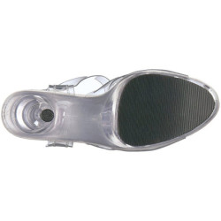 Trasparente 18 cm Pleaser MOON-708 Plateau Tacchi Alti a Spillo