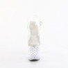 Transparent 19 cm ENCHANT-708RS pleaser high heels sandals