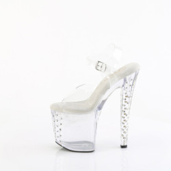 Transparent 19 cm ENCHANT-708RS pleaser high heels sandals