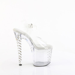 Transparent 19 cm ENCHANT-708RS pleaser high heels sandals