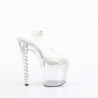 Transparent 19 cm ENCHANT-708RS pleaser high heels sandals