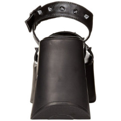 Nero 13 cm DemoniaCult DYNAMITE-02 scarpe lolita sandali con zeppa