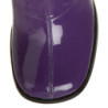 Purple block heel 7,5 cm - 70s years disco gogo kneeboots patent