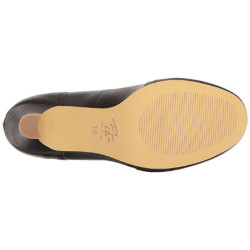 Nero 7,5 cm retro vintage FLAPPER-35 Pinup scarpe décolleté con tacchi bassi