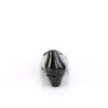 Patent 3 cm GWEN-01 pumps for mens and drag queens in black