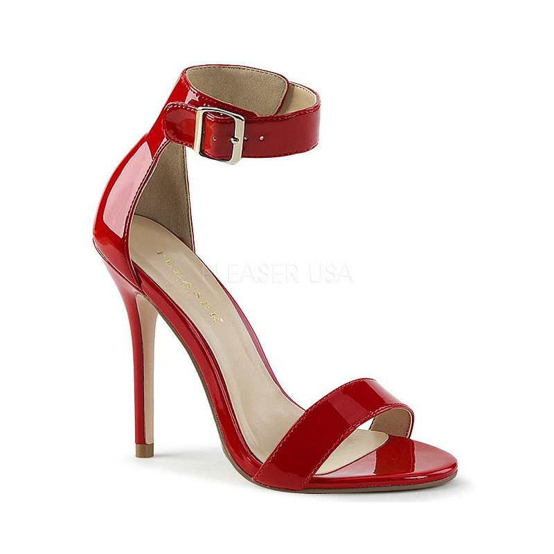 Rosso 13 cm Pleaser AMUSE-10 sandali tacchi a spillo