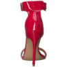 Rosso 13 cm Pleaser AMUSE-10 sandali tacchi a spillo