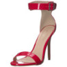Red 13 cm AMUSE-10 transvestite high heels shoes