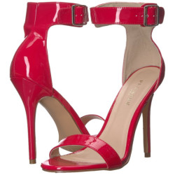 Red 13 cm AMUSE-10 transvestite high heels shoes