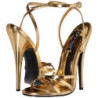 Dorato 15 cm Devious DOMINA-108 sandali tacchi a spillo