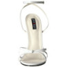 Bianco 15 cm Devious DOMINA-108 sandali tacchi a spillo