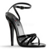 Patent 15 cm Devious DOMINA-108 high heeled sandals