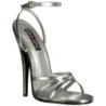 Silver 15 cm DOMINA-108 transvestite high heels shoes