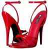 Red 15 cm DOMINA-108 transvestite high heels shoes