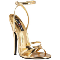 Dorato 15 cm DOMINA-108 scarpe fetish con tacchi