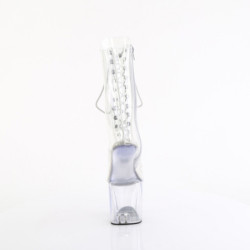 Transparent 20 cm CRAZE-1040C platform pleaser pony high heels shoes