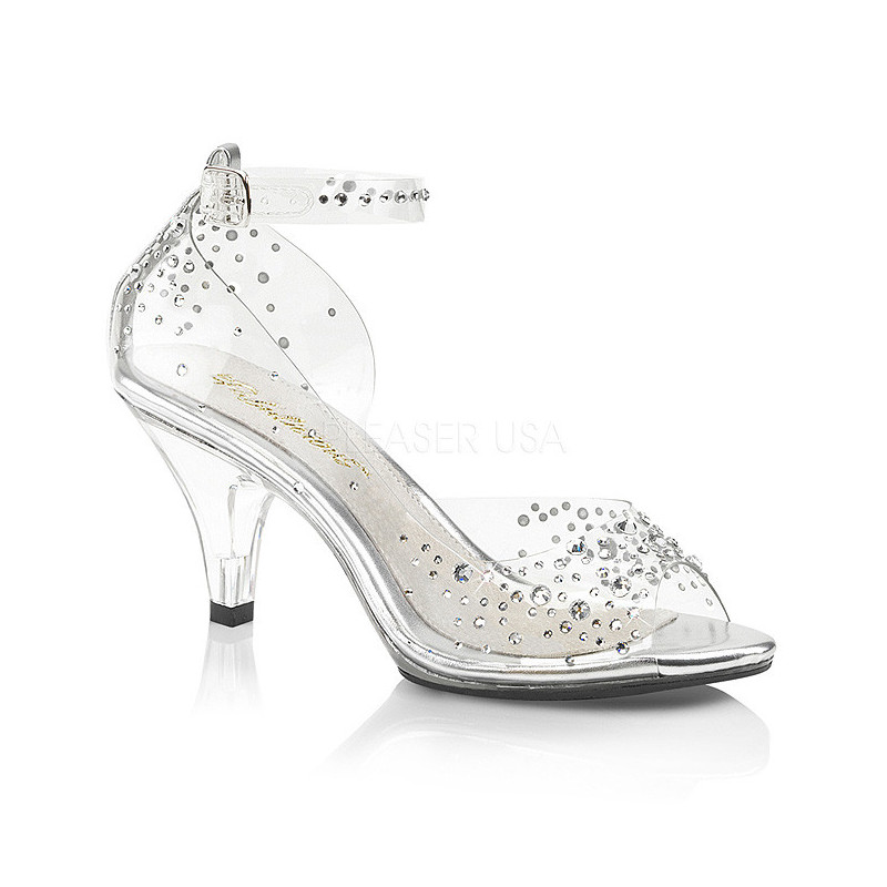 Pietre strass 8 cm BELLE-330RS sandali tacchi a spillo