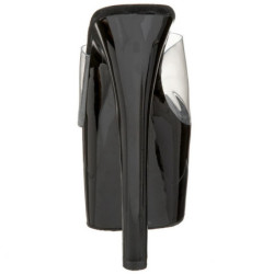 Nero Trasparente 18 cm PLEASER SKY-301 Plateau Mules Alte
