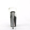 Silver 20 cm FLAMINGO-808CRS-2 rhinestone platform high heels