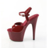 Borgogna 18 cm ADORE-709 pleaser plateau sandali donna tacco alto