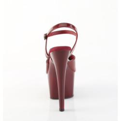 Burgundy 18 cm ADORE-709 pleaser platform high heels sandals shoes