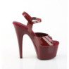 Burgundy 18 cm ADORE-709 pleaser platform high heels sandals shoes