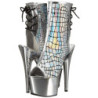Hologram 18 cm ADORE-1018HG womens platform soled ankle boots