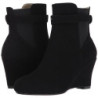 Black Suede 7,5 cm KIMBERLY-102 big size ankle boots womens