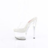 Transparent 20 cm PASSION-701 Exotic stripper high heel mules