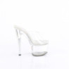 Transparent 20 cm PASSION-701 Exotic stripper high heel mules