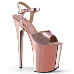 Rose 20 cm FLAMINGO-809 High Heels Chrome Platform
