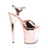Rose 20 cm FLAMINGO-809 High Heels Chrome Platform
