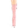 Vegano suede 20 cm FLAMINGO-1050FS stivali tacco piattaforma exotic pole in rosa