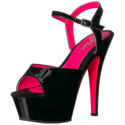Verniciata 15 cm KISS-209TT Sandali Donna Plateau Neon