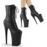Nero Vegano 23 cm INFINITY-1020 tacchi estremi - stivaletti più plateau alto