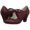 Burgundy 6,5 cm WIGGLE-32 vintage cuben heels maryjane pumps