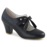 Black 6,5 cm WIGGLE-32 vintage cuben heels maryjane pumps