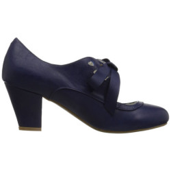 Blue 6,5 cm WIGGLE-32 vintage cuben heels maryjane pumps
