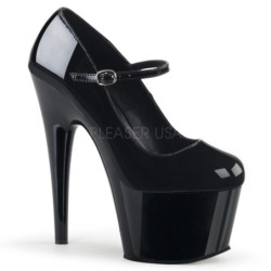 Nero 18 cm ADORE-787 Mary Jane Scarpe Décolleté