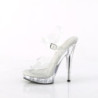 Transparent platform 15 cm SULTRY-608 fabulicious high heels sandals