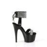 Patent rhinestone 18 cm ADORE-770 pleaser high heels ankle cuff