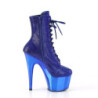 Blu strass stivaletti pleaser con plateau e tacco 18 cm ADORE-1020CHRS