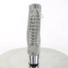 Silver rhinestones 18 cm ADORE-1020CHRS pleaser high heels ankle boots