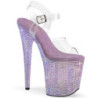 Viola 20 cm 808RRS scarpe tacco alto pole dance e strass plateau