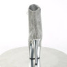 Argento strass stivaletti pleaser con plateau e tacco 18 cm ADORE-1020CHRS