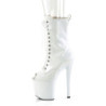 Patent 19 cm ENCHANT-1041 open toe ankle boots white